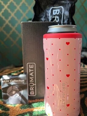 NWT Brümate Be Mine Hopsulator Slim, 12oz, limited edition